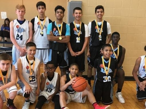 8th Grade with 7th Grade Players – Champions of FTG Fireworks Shootout