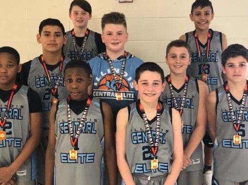 6th Grade Grey – Champions in 7th Grade Division Of The ICE Jamfest Shootout