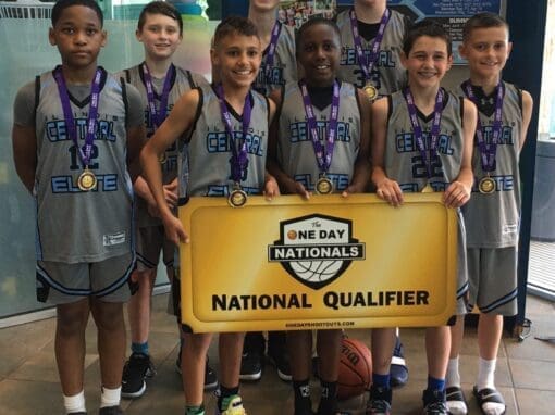 6th Grade Grey – Champions in 7th Grade Division in One Day Shootout Border Wars