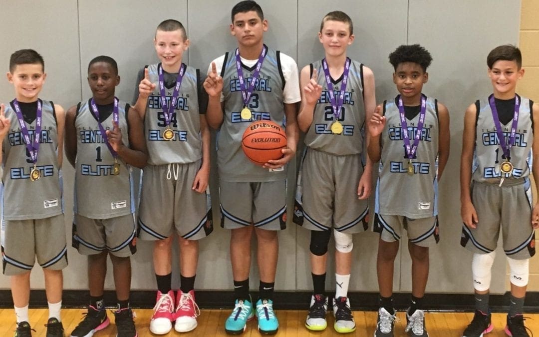 6th Grade Grey Champions Of 7th Grade Division in the USA One Day Shootout