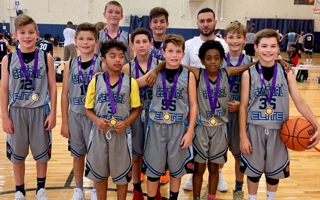 6th Grade White Champions in 6th 7th Grade Division Of The Back To School One Day Shootout