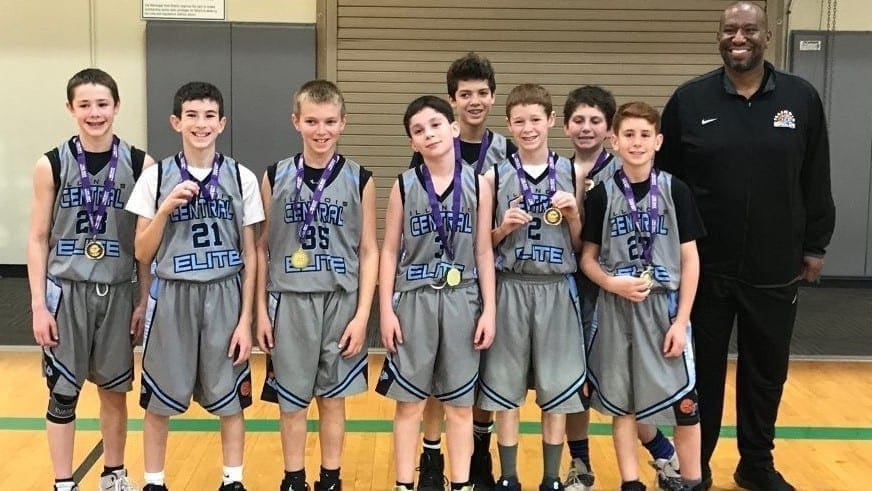 6th Grade Carolina Blue Champions in Veterans Day One Day Shootout