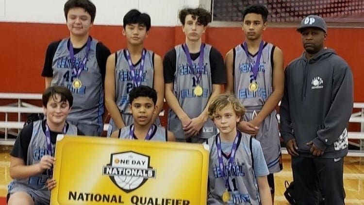 8th Grade Grey Champions in Holiday One Day Shootout & One Day Shootout National Qualifier