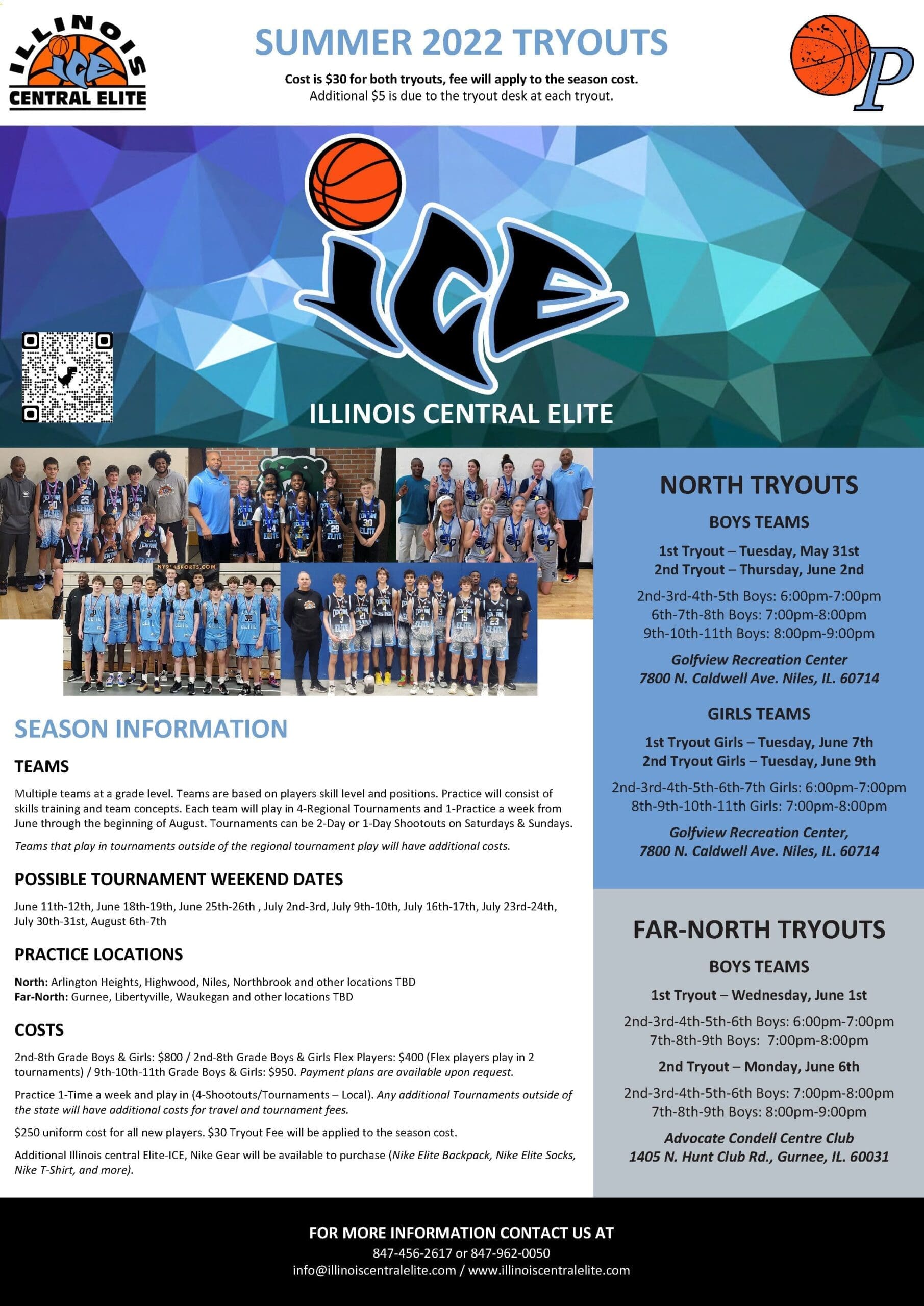 2022 ICE Summer Tryouts